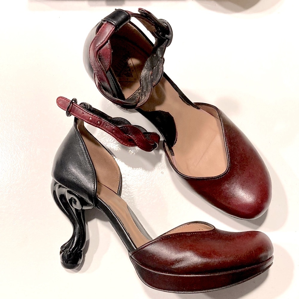 John Fluevog Nefertiti Queen Transcendent Heels Rare 7.5
